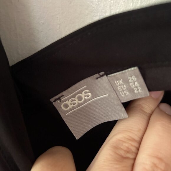 ASOS Tank Womens Plus Size 22 Black Nearly Sheer Strappy - Picture 4 of 7